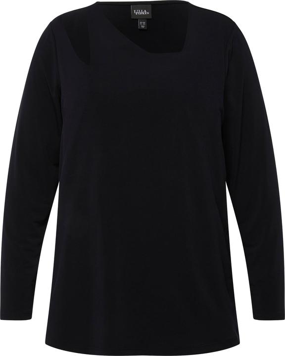 Produktbild Ulla Popken Shirt, Cut-Out, asymmetrischer Ausschnitt, Langarm (46, 48)