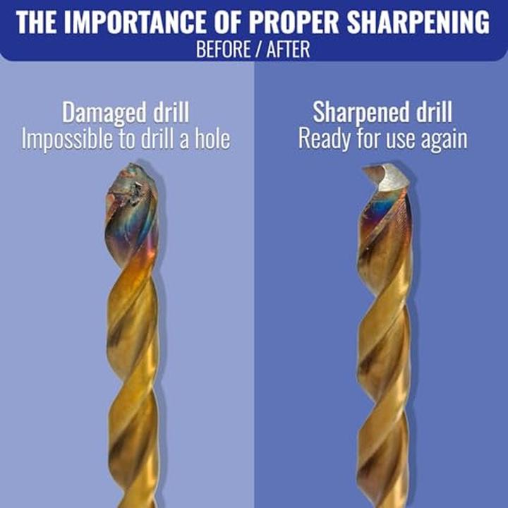 Immagine prodotto Tivoly Affilatrice per trapani Drill Doctor 400 2,5> 13 mm, angolo 118 ° (Affilatrice per trapani)