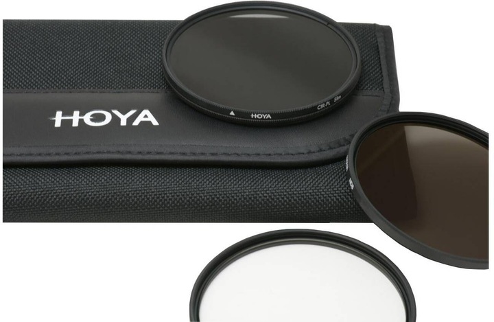Image du produit Hoya Digital Filter Kit II (UV, CIR-PL & ND8) Filterset (43 mm, Filtre gris neutre, Filtre polarisant, Filtre UV)