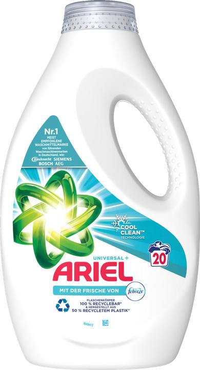 Produktbild Ariel Mit der Frische von Febreze (20 Waschgänge, Flüssigwaschmittel)