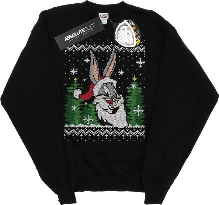Produktbild Looney Tunes Bugs Bunny Christmas Fair Isle Sweatshirt Jungen (140, 146)