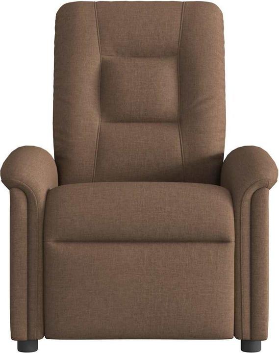 Immagine prodotto vidaXL Poltrona massaggiante in tessuto marrone Poltrona TV massaggiante Poltrona con funzione di massaggio