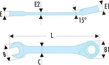 Produktbild Facom RingmaulRatschenschlüssel (18 mm)