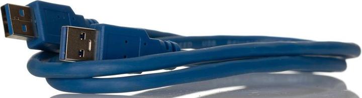 Actual product image RS PRO USB cable, USBA / USBA, 1m USB 3.0 blue (1 m, USB 3.0)