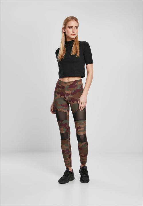 Actual product image Urban Classics Ladies Camo Tech Mesh Leggings (XS)
