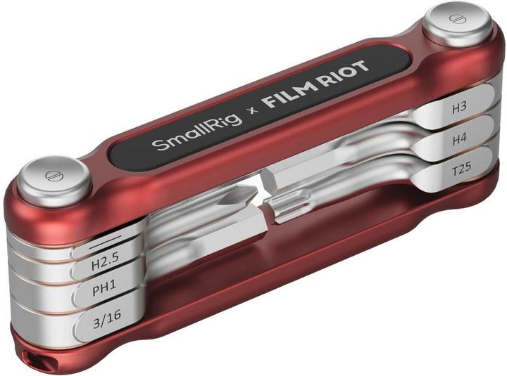 Image du produit SmallRig x FILM RIOT 7 in 1 Detent Folding Multi Tool Kit (Red) 4811