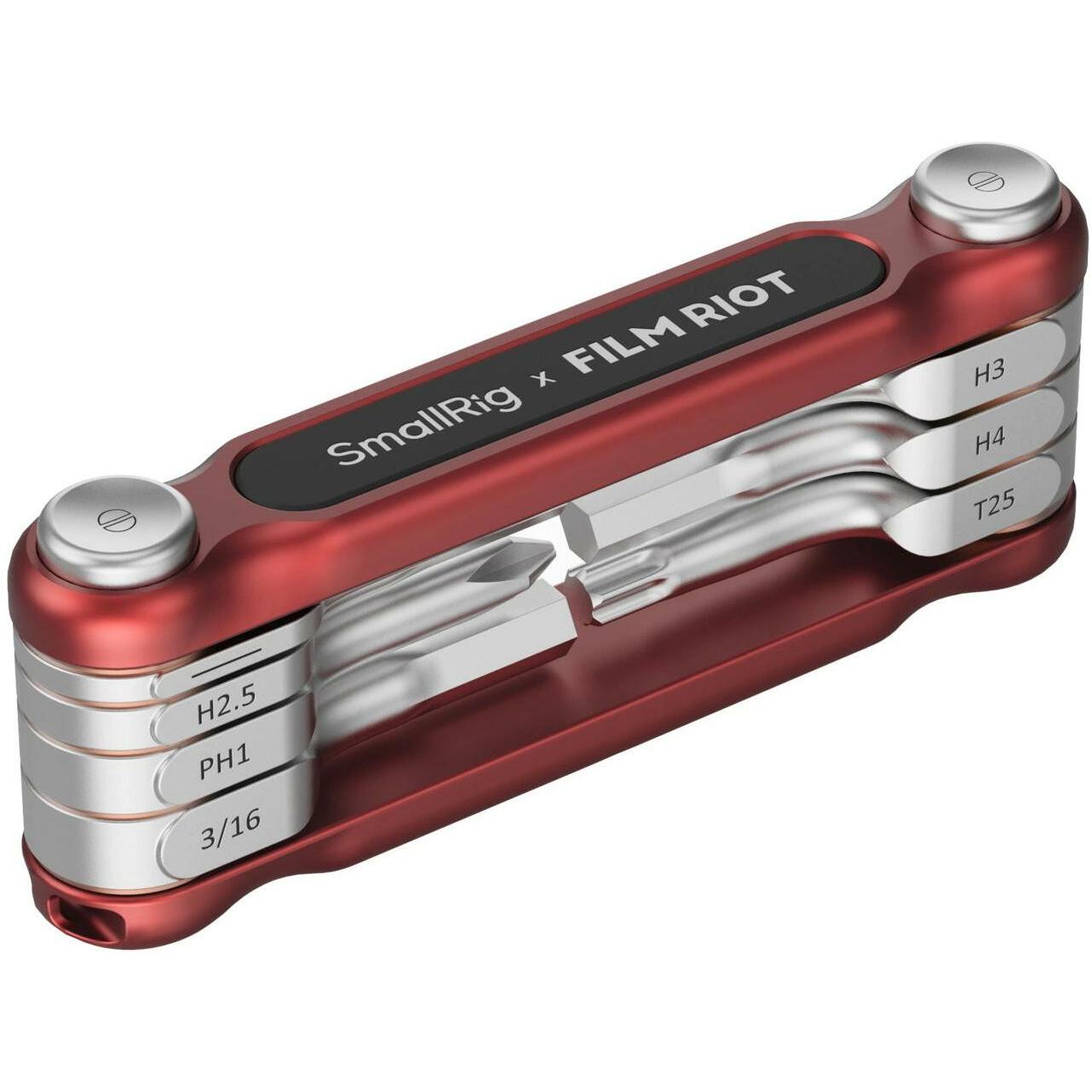 Thumbnail - SmallRig x FILM RIOT 7 in 1 Detent Folding Multi Tool Kit (Red) 4811, Video Zubehör, Rot