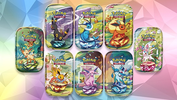 Actual product image Pokémon Prismatic Evolutions (German, Tin)