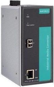 Produktbild Moxa PTC-101-M-LC-LV - Industrieller 10100BaseT(X) auf 100BaseFX Medienkonverter, Multimode mit LC-Verbin