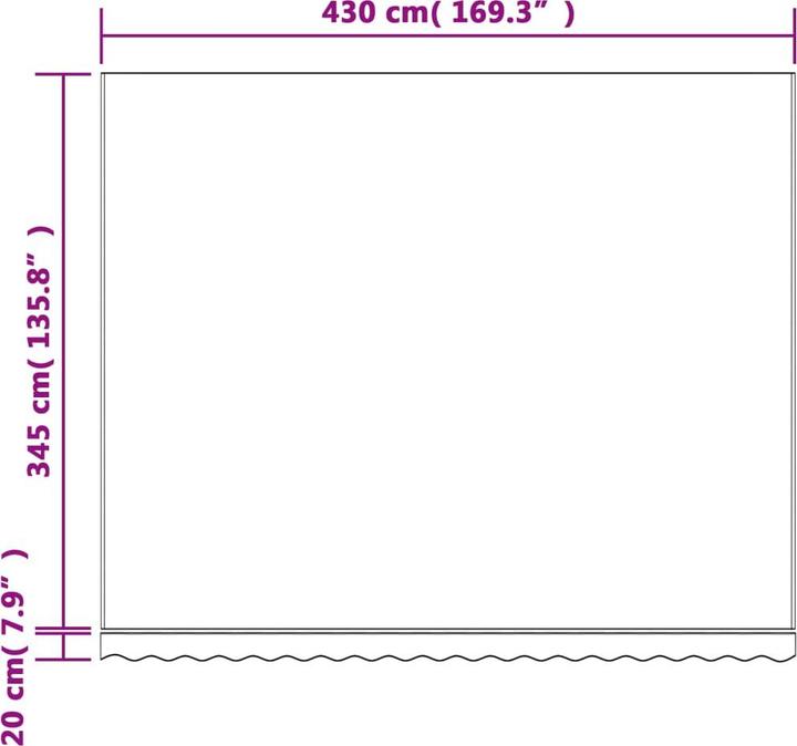 Actual product image vidaXL A–Zlem (3 m)