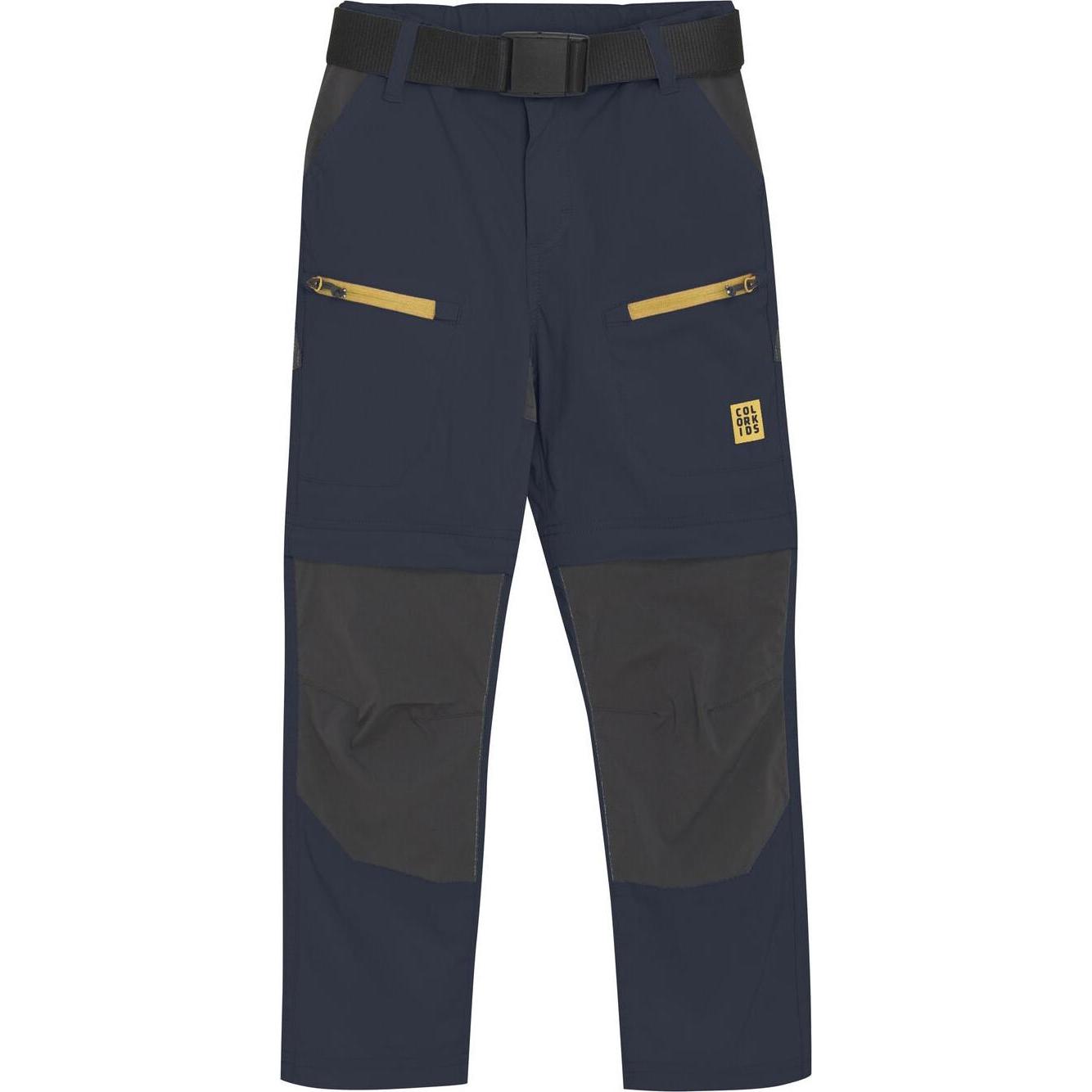 Color Kids, Unisex, Outdoorhose, Kid's Pants Outdoor with Zip Off (134), Blau, 134