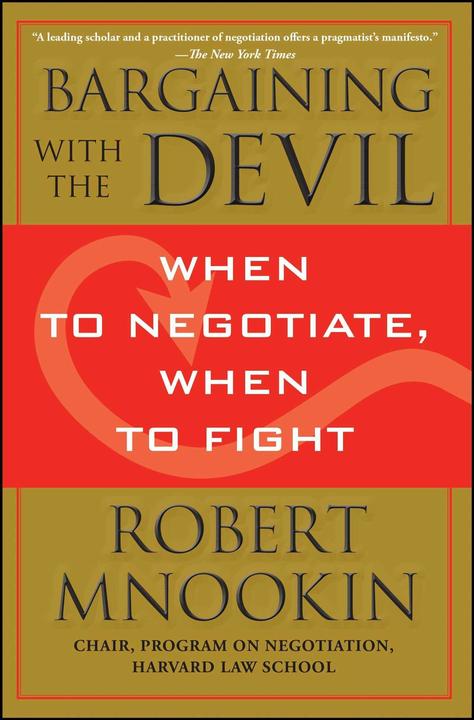 Produktbild Bargaining with the Devil (Englisch, Robert Mnookin)