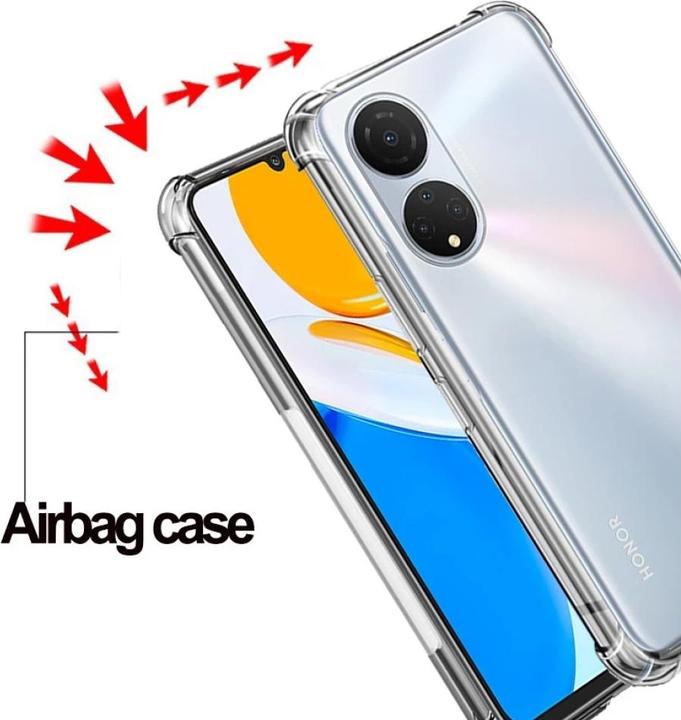 Actual product image Screenguard Honor X7 Case Crystal Soft Airbag Bumper (Honor X7)