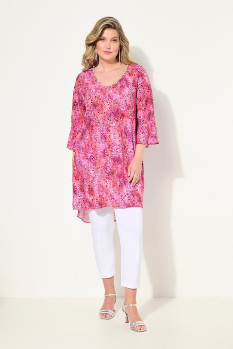 Actual product image Miamoda A-line tunic with leopard print (52)