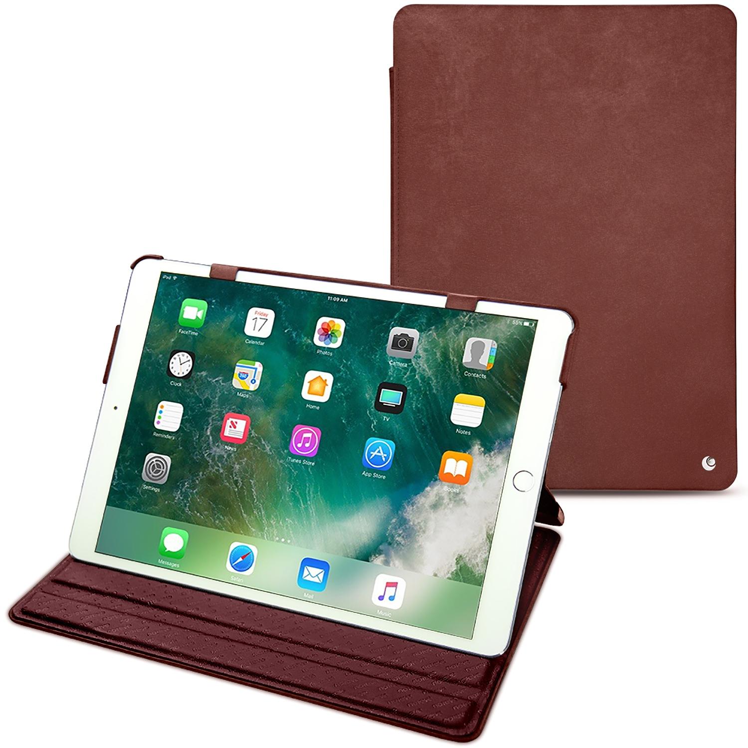 Noreve Lederschutzhülle horizontal (iPad Pro 10.5), Tablet Hülle, Rot