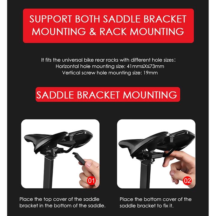 Immagine prodotto Mobygo Luce posteriore Gaciron W12BR (60 lm, 60 lm)