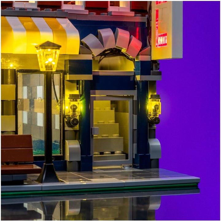 Actual product image Light my bricks LMB 2.0 LEGO® 10182 Cafe Corner# Light Kit