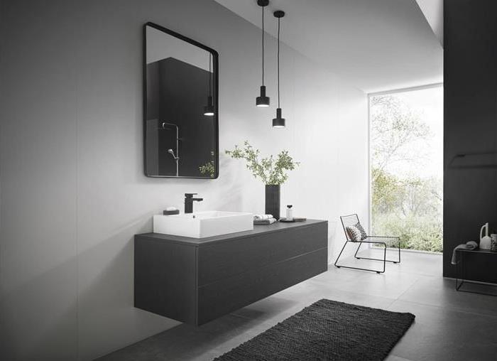 Produktbild hansgrohe HG EH-WT-MI VERNIS Shape 100 m Zugst-Ablaufgarn. 1 1/4Zoll mattschwar