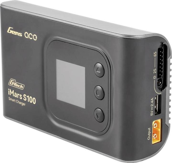 Actual product image Gens Ace Imars S100 Modellbau-Multifunktionsladegerät 10 A LiPo, LiIon, LiHV, L