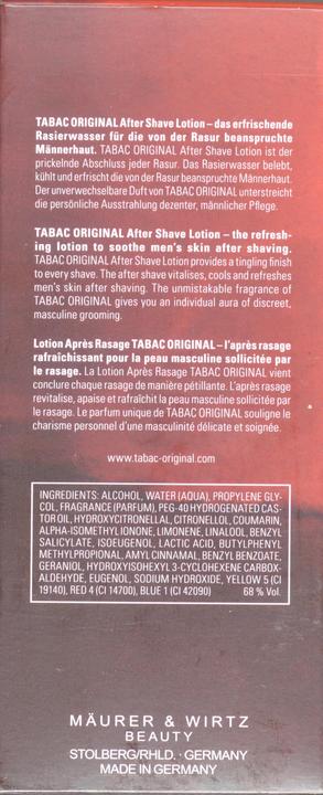 Productafbeelding Tabac Origineel (Aftershave Lotion, 151 ml)
