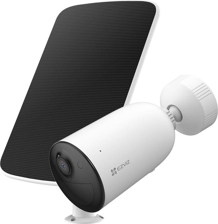 Produktbild EZVIZ Batterie Wi-Fi-Kamera CB3 (AOV) + Solarpanel 5200 mAh Weiss (2304 x 1296 Pixels)