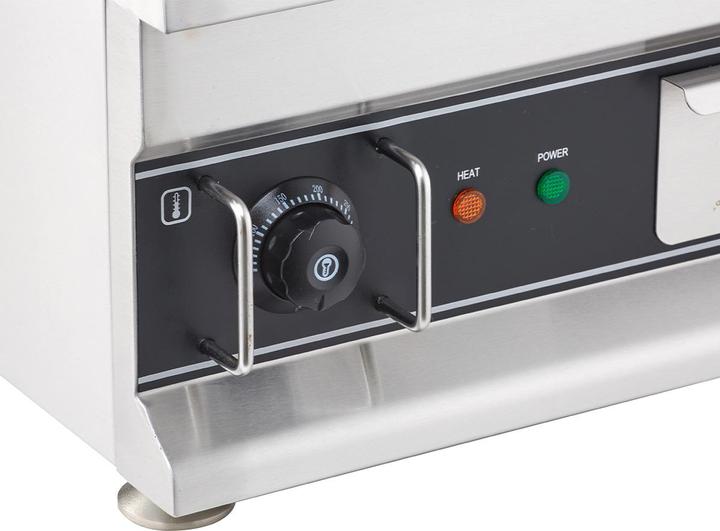 Image du produit Gastro Hero Plaque grillade électrique Eco lisse - appareil de table