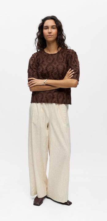 Actual product image Object Besticktes Oberteil mit Puffärmeln (40)