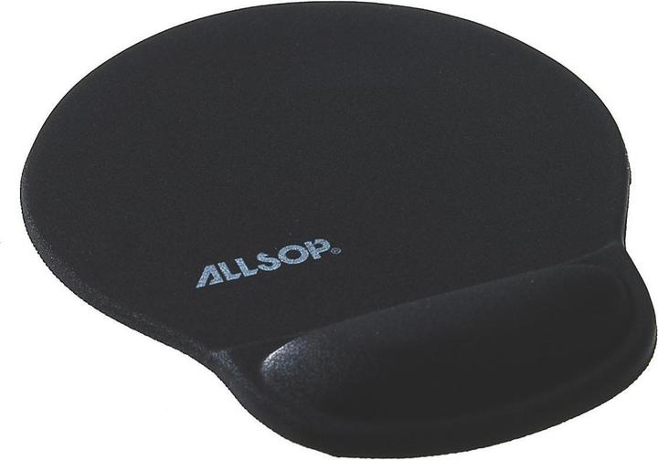 Allsop Gelová podlož¾ka pod myšá Äerná, podpora zápÄ'stá