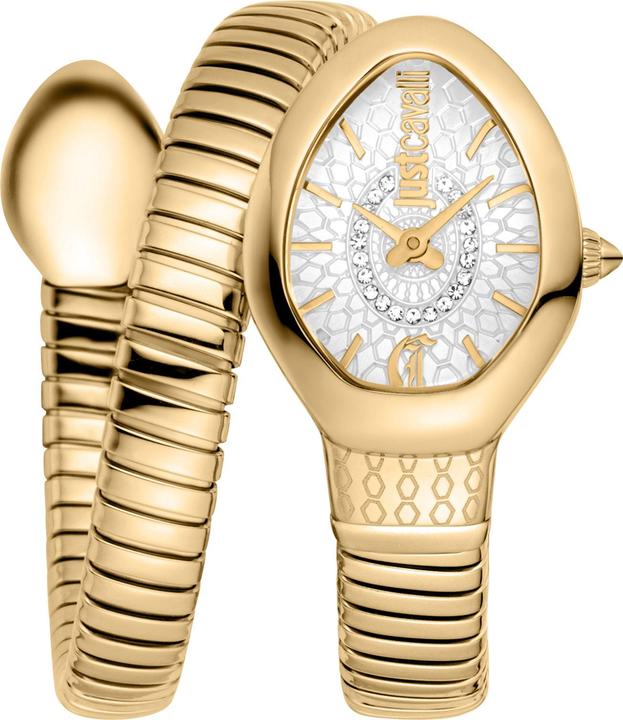 Produktbild Just Cavalli Damenuhr Signature Snake (Uhr mit Schmuckstein, 22 mm)