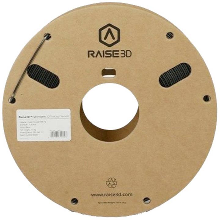 Produktbild Raise3D Filament Hyper Speed ABS schwarz 1.0kg 1.75mm (ABS, 1.75 mm, 1000 g)