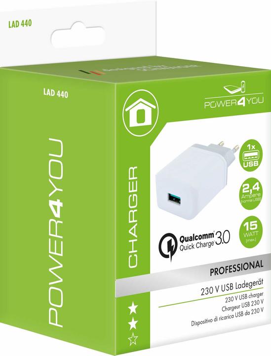 Actual product image Schwaiger Quick Charge 3.0