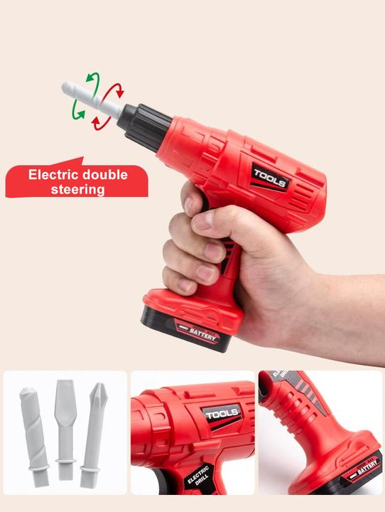 Produktbild I Am Creative Kinder Werkzeugkoffer Spielzeug Handwerker Set mit Zubehör