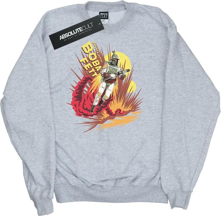 Immagine prodotto Star Wars Boba Fett Rocket Powered Felpa Uomo (S)