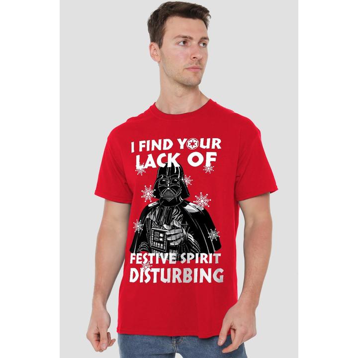 Produktbild Star Wars Lack Of Spirit TShirt weihnachtliches Design (L)