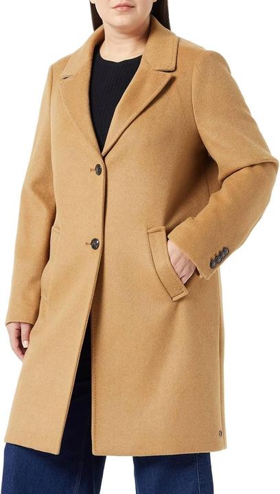 Actual product image s.Oliver Wool Blend Coat with Lapel Collar