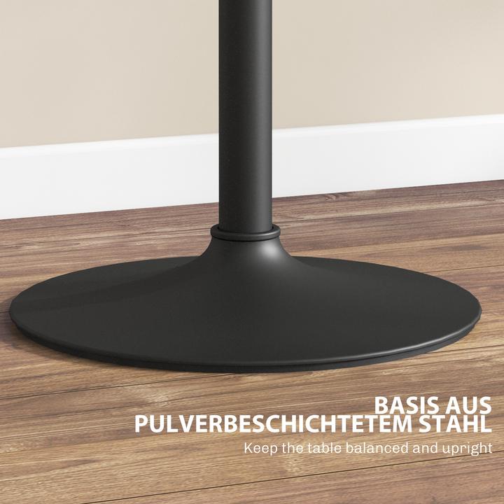 Image du produit Homcom Bartisch Spanplatte Schwarz (60 x 60 x 93.50 cm)
