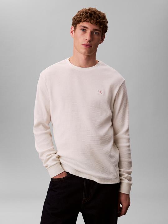 Actual product image Calvin Klein Jeans Ls Waffle Badge Crewnk Tee (XL)