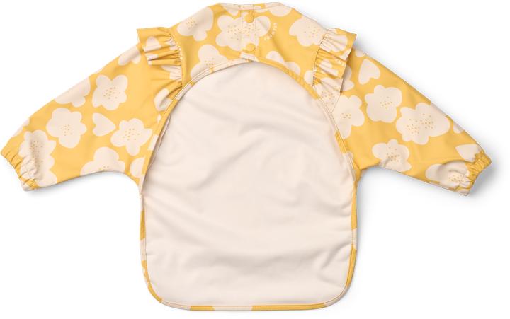 Actual product image Liewood Merle Rüschen Latz Mit Ärmel Flower Lemon Yellow