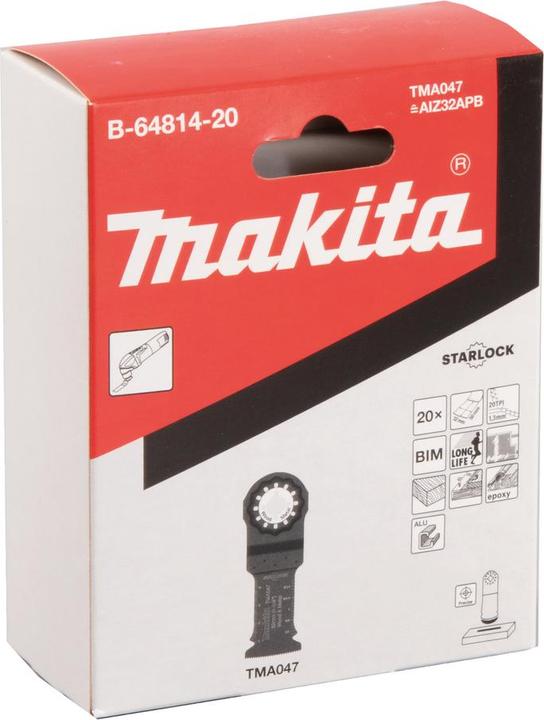 Produktbild Makita Tauchsägeblatt 32mm TMA047 20Stk