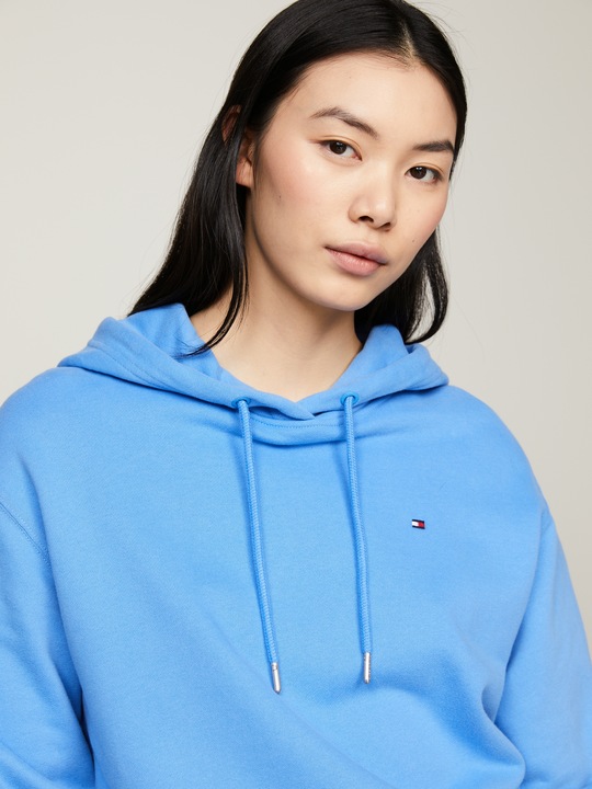 Image du produit Tommy Hilfiger Sweat à capuche avec drapeau Reg pour femme sur la poitrine (S)