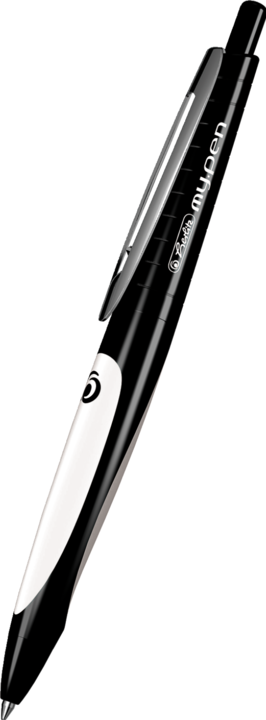 Immagine prodotto Herlitz Penna a sfera my.pen Nero Bianco (Nero, Bianco, 1 x)