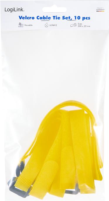 Actual product image LogiLink Cable tie (Plastic cable ties, 300 mm, 10 pcs.)