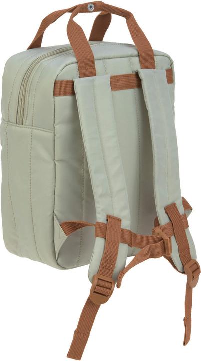 Actual product image Lassig Mini Square Backpack Little Gang light khaki