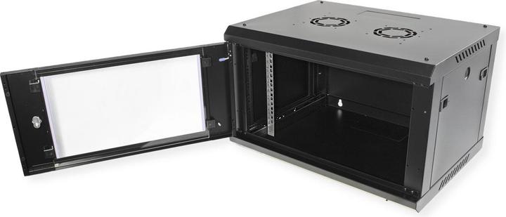 Produktbild Value 19-Zoll Wandgehäuse 6HE 600x450mm schwarz, Bausatz (6 HE, 19 Zoll Rack)