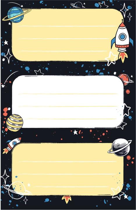 Immagine prodotto Herlitz Etichette per libri Spazio, 76 x 35 mm