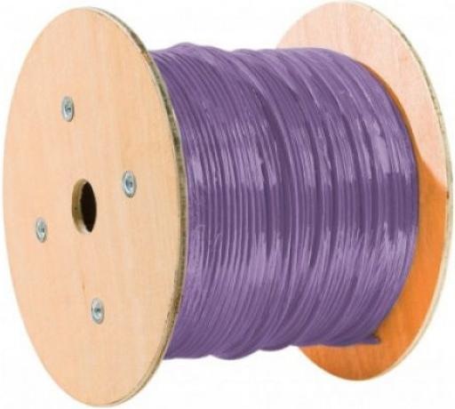 Produktbild Dexlan Verlegekabel Cat. 6A, F/FTP, Duplex, halogenfrei, 100 m (U/FTP, CAT6a, 100 m)