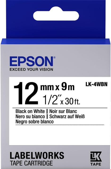 Produktbild Epson Lk-4wbn (1.20 cm, Weiss)