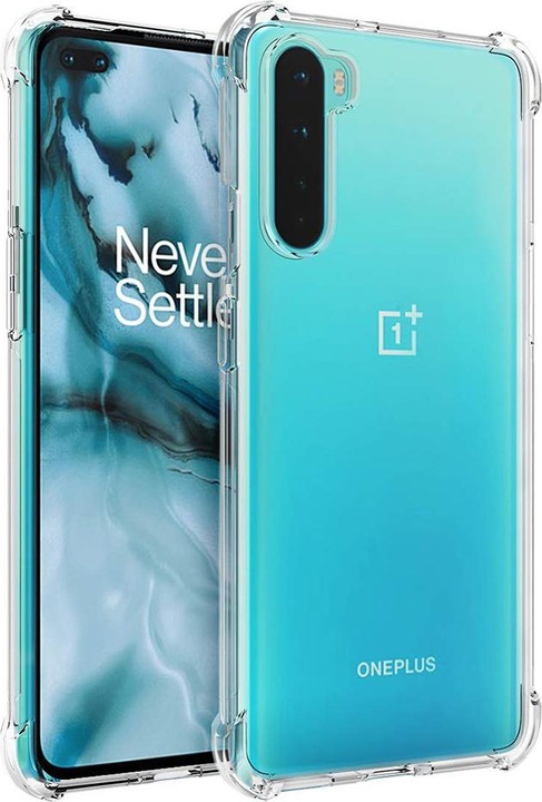 Produktbild Techsuit - Shockproof Clear Silicone - OnePlus Nord 5G - Clear (OnePlus Nord 5G)