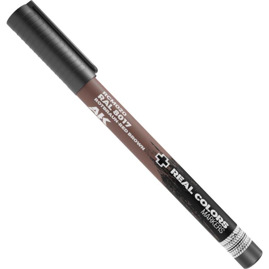 AK Interactive, Marker, Real Colors Marker Rotbraun Red Brown Ral8017