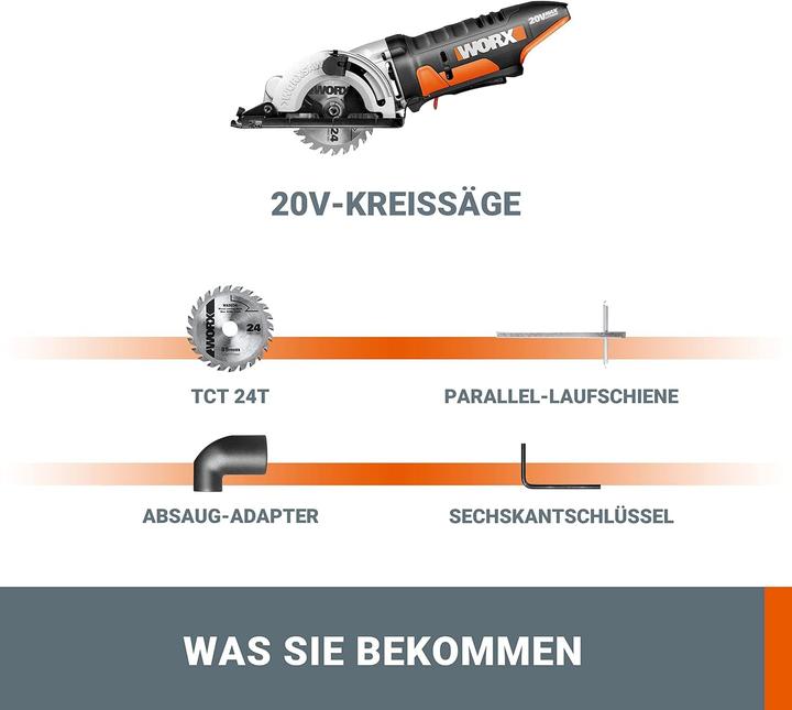 Actual product image Worx WX527.9